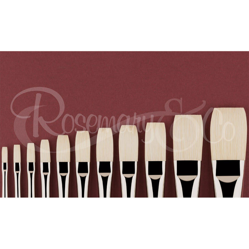 ROSEMARY & CO Brushes - Ultimate Bristle - Long Flat - Long Handle - Various Sizes
