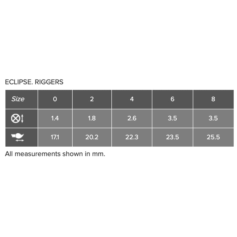 ROSEMARY & CO Brushes - Eclipse - 100% Synthetic - Rigger - Long Handle - Various Sizes