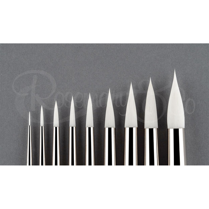 ROSEMARY & CO Brushes - Snowdrop - Pointed Round - Short Handle - Various Sizes