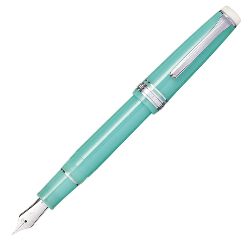 SAILOR Professional Gear Fountain Pen - Eleuthera Island (Limited Edition) - Teal/Rhodium - Medium Fine Nib