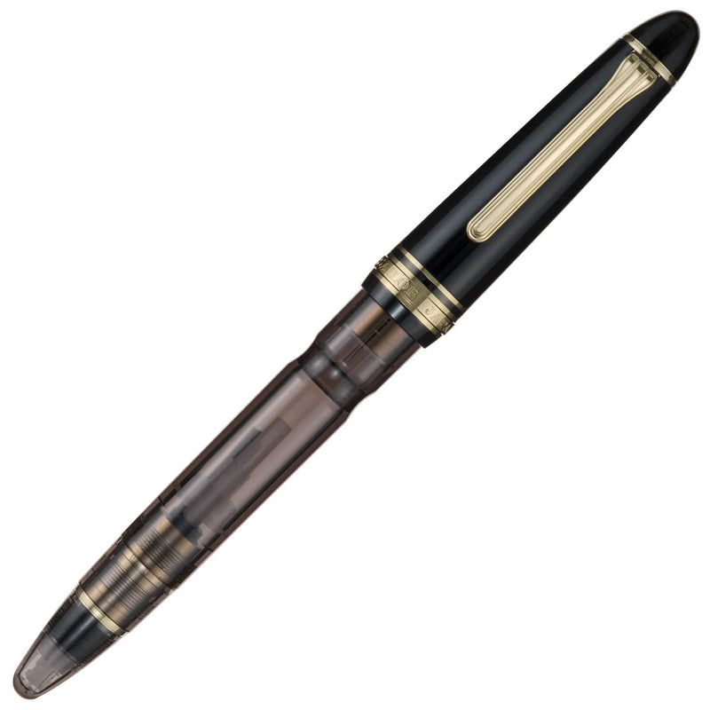 SAILOR 1911 Realo (18K gold nib) - Piston Filling - Demonstrator - Black