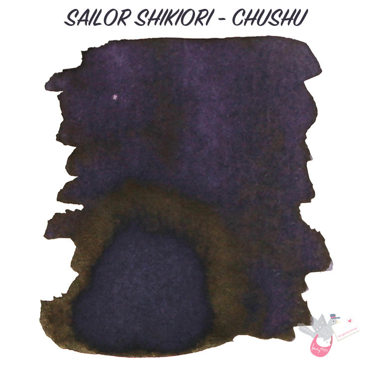 SAILOR SHIKIORI Fountain Pen Ink Cartridges - Pack of 8 - Chushu (Mid Grey)