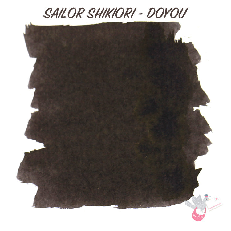 SAILOR SHIKIORI Fountain Pen Ink Cartridges - Pack of 8 - Doyou (Like Brown)
