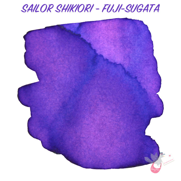 SAILOR SHIKIORI Fountain Pen Ink Cartridges - Pack of 8 - Fujisugata (Wisteria)
