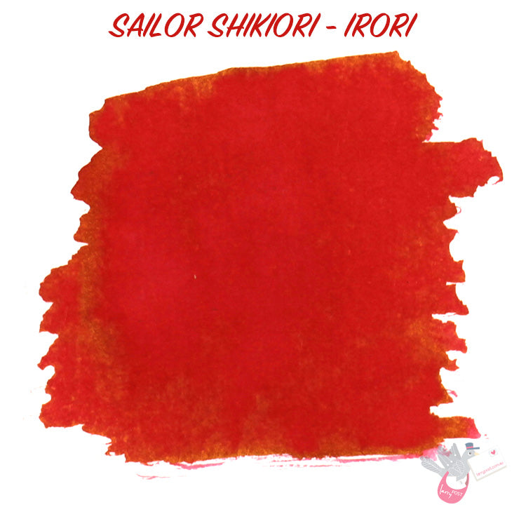 SAILOR SHIKIORI Fountain Pen Ink Cartridges - Pack of 8 - Irori (Fire Hearth)