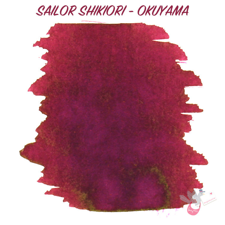 SAILOR SHIKIORI Fountain Pen Ink Cartridges - Pack of 8 - Okuyama (Remote Mountain)