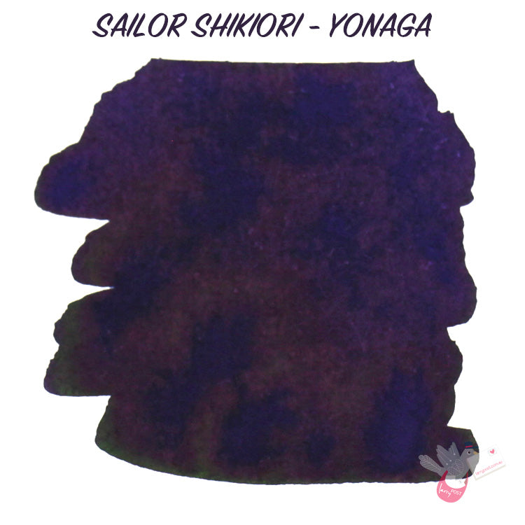 SAILOR SHIKIORI Fountain Pen Ink Cartridges - Pack of 8 - Yonaga (Long Night)