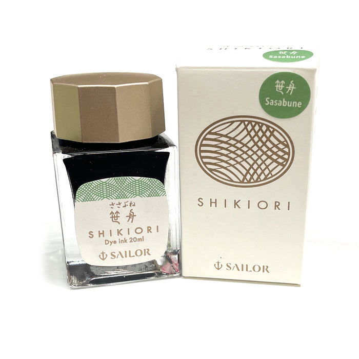 SAILOR SHIKIORI Fountain Pen Ink - 20mL Bottle - Sasabune