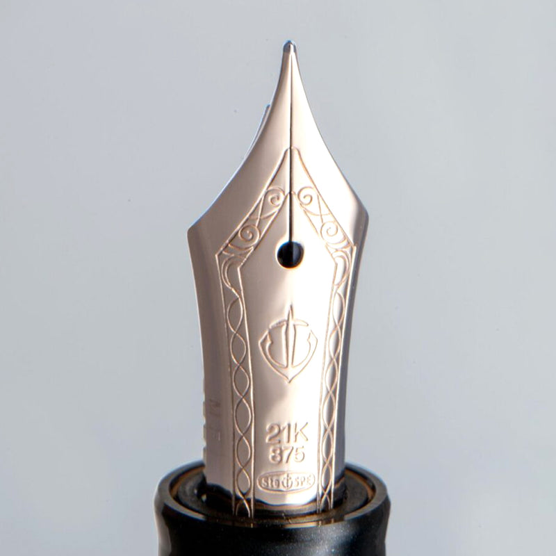 SAILOR Veilio Prof Gear (21k nib & converter) - Pearl Black / Gold Trim