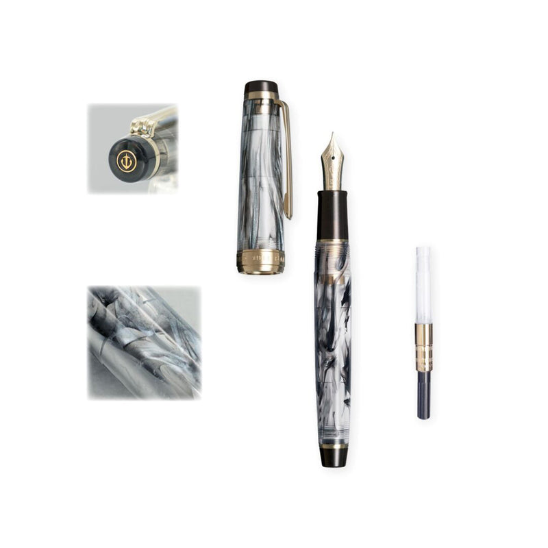 SAILOR Veilio Prof Gear (21k nib & converter) - Pearl Black / Gold Trim