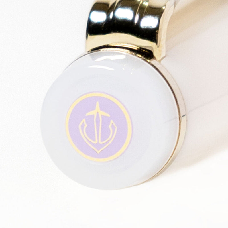 SAILOR Professional Gear Slim - Tea Time - Chanoyu Nerikiri - (14K gold nib & Converter) - Violet/White Gold Trim - Medium Fine Nib