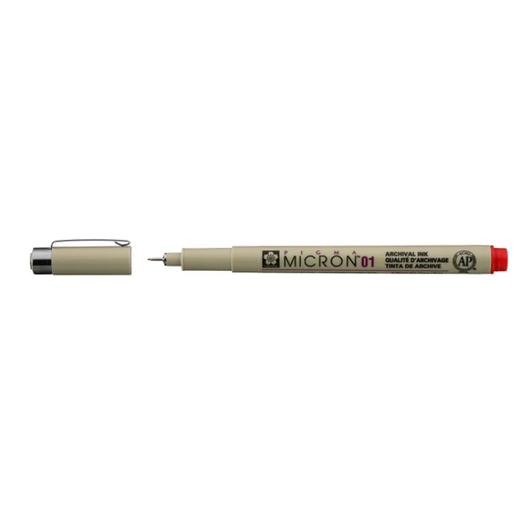 SAKURA Pigma Micron Size 01 - Red