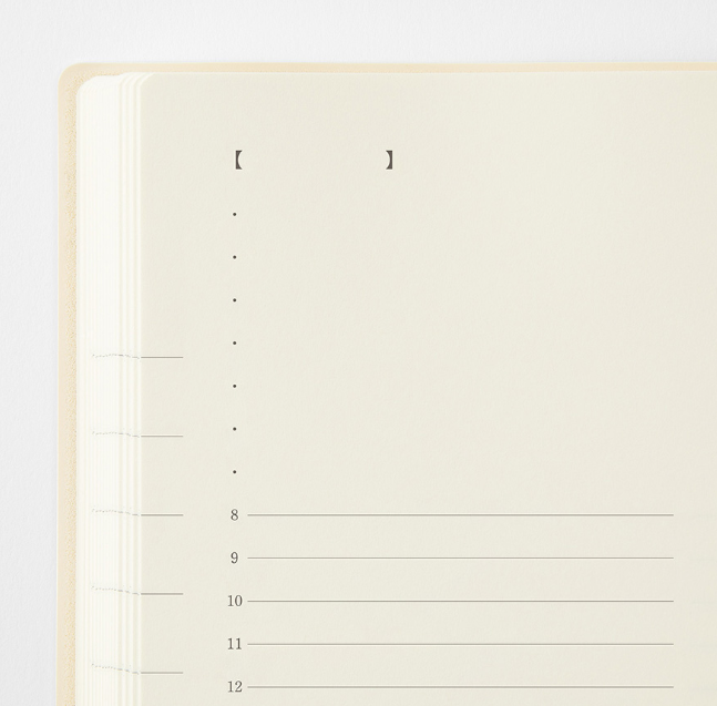 2027 MIDORI - Daily Diary Planner - Soft Cover - Medium (A5)