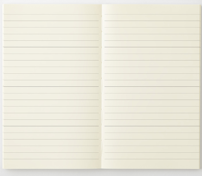 2027 MIDORI - Monthly Block + Memo - 175 pages - Pocket B6 Slim (17.5H x 10.5W cm)