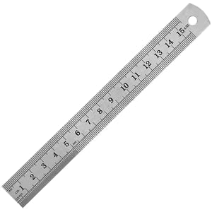 SOVEREIGN Metal Ruler - 15cm