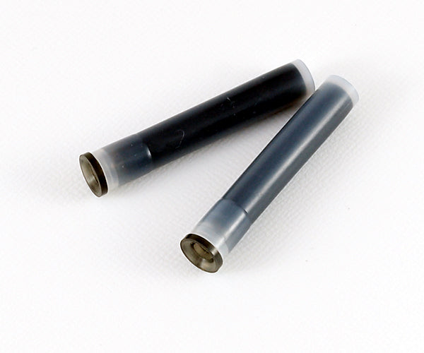 TACHIKAWA School-G Fountain Pen Ink Cartridge - Black Ink - 2 Pack
