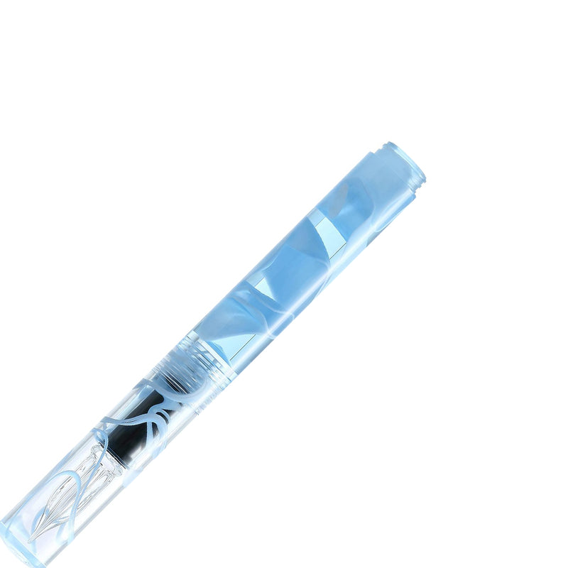 TERANISHI Guitar Dip Pen with Cap - Glass Nib - Ice Blue