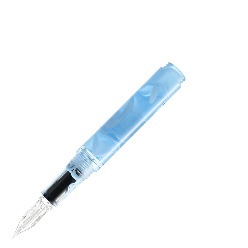 TERANISHI Guitar Dip Pen with Cap - Glass Nib - Ice Blue