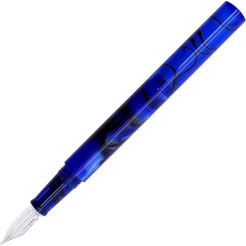 TERANISHI Guitar Dip Pen with Cap - Glass Nib - Cosmo Blue