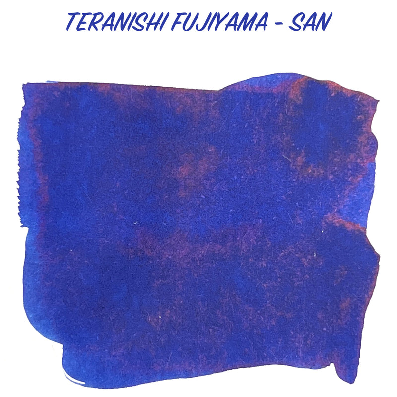 TERANISHI Fujiyama Irodori Fountain Pen Ink - 12mL - San (Blue)