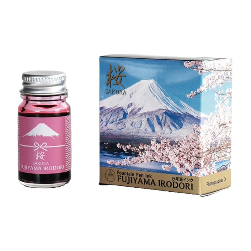 TERANISHI Fujiyama Irodori Fountain Pen Ink - 12mL - Sakaura (Pink)