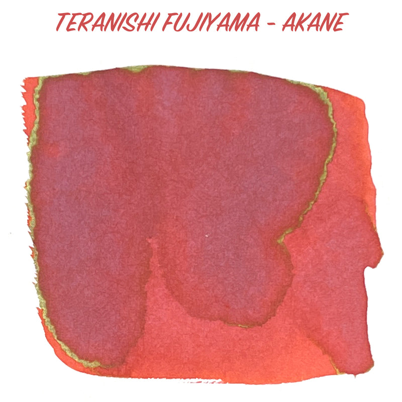 TERANISHI Fujiyama Irodori Fountain Pen Ink - 12mL - Akane (Red)
