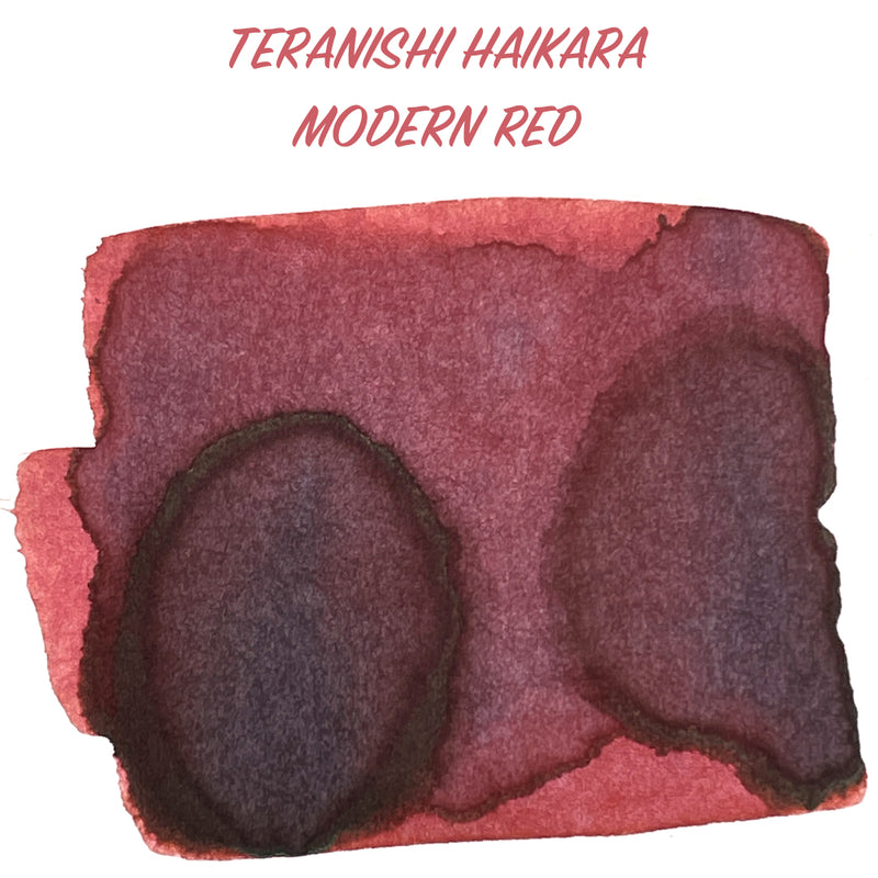 TERANISHI Haikara Fountain Pen Ink - 5mL SAMPLE - Modern Red
