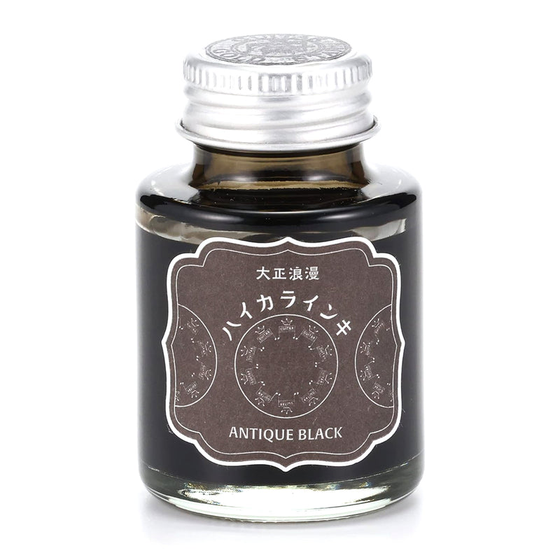 TERANISHI Haikara Fountain Pen Ink - 40mL - Antique Black