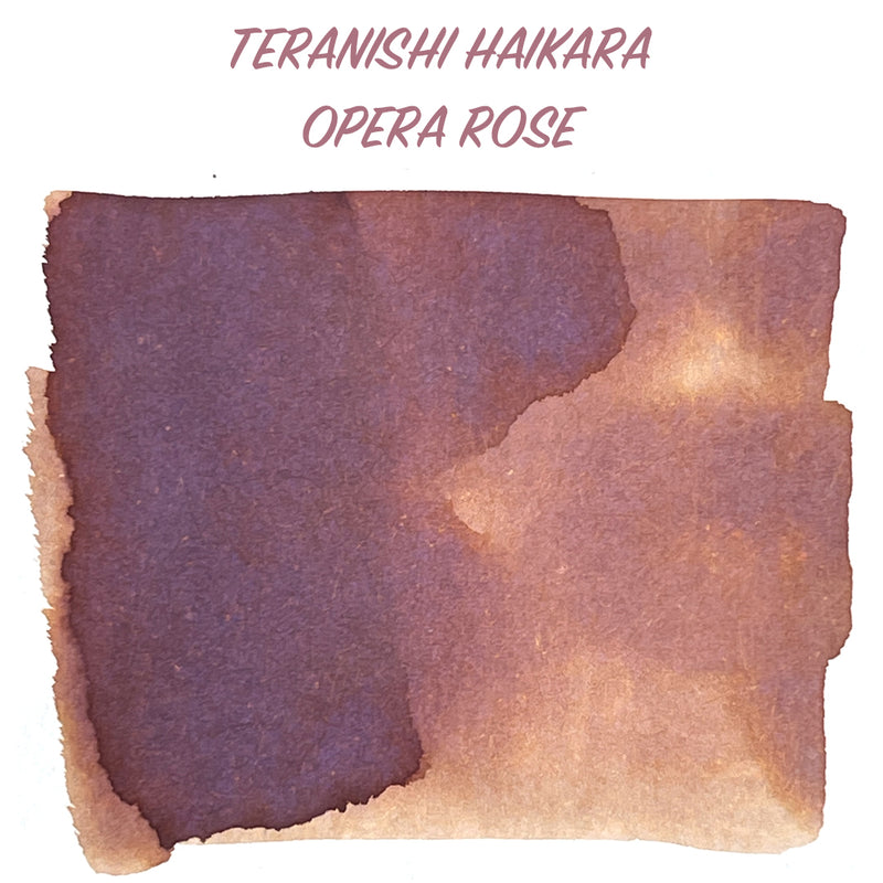 TERANISHI Haikara Fountain Pen Ink - 5mL SAMPLE - Opera Rose