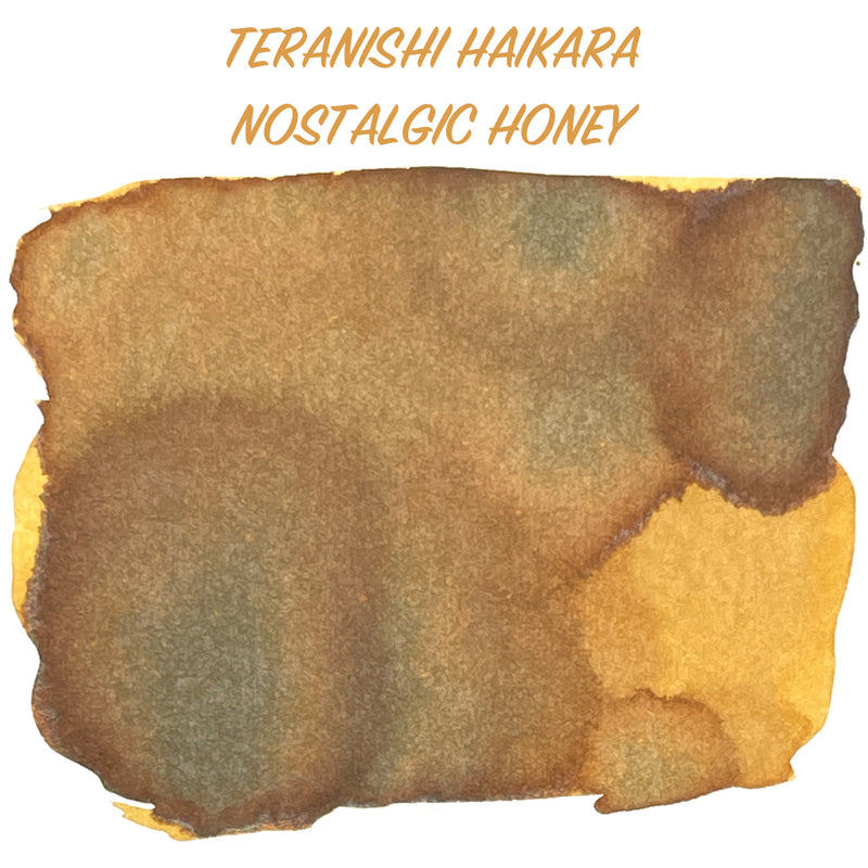 TERANISHI Haikara Fountain Pen Ink - 40mL - Nostalgic Honey