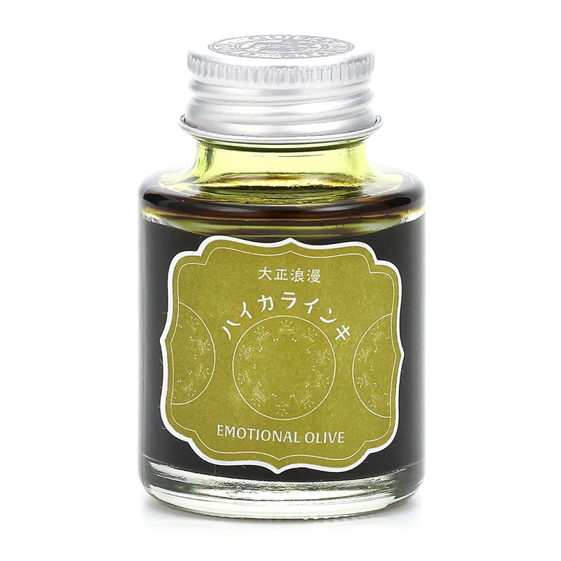 TERANISHI Haikara Fountain Pen Ink - 40mL - Emotional Olive