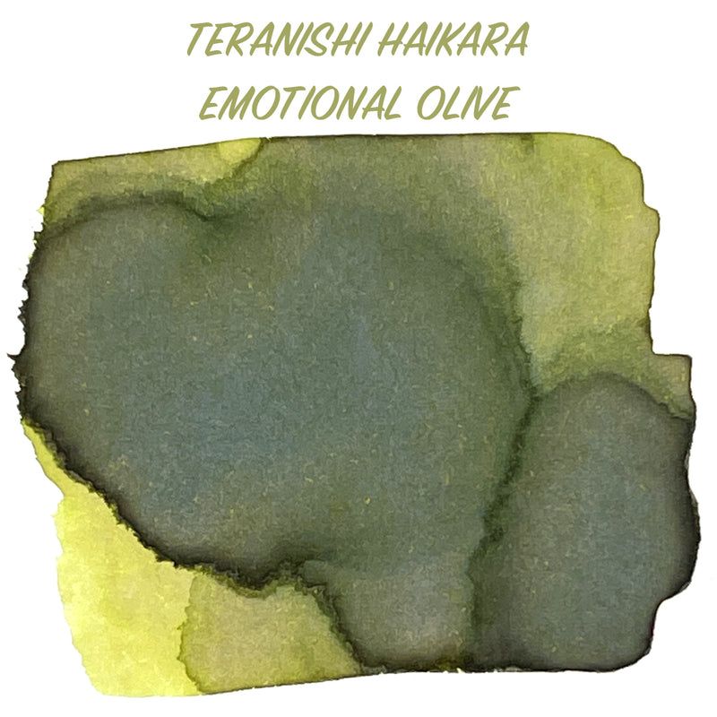 TERANISHI Haikara Fountain Pen Ink - 5mL SAMPLE - Emotional Olive