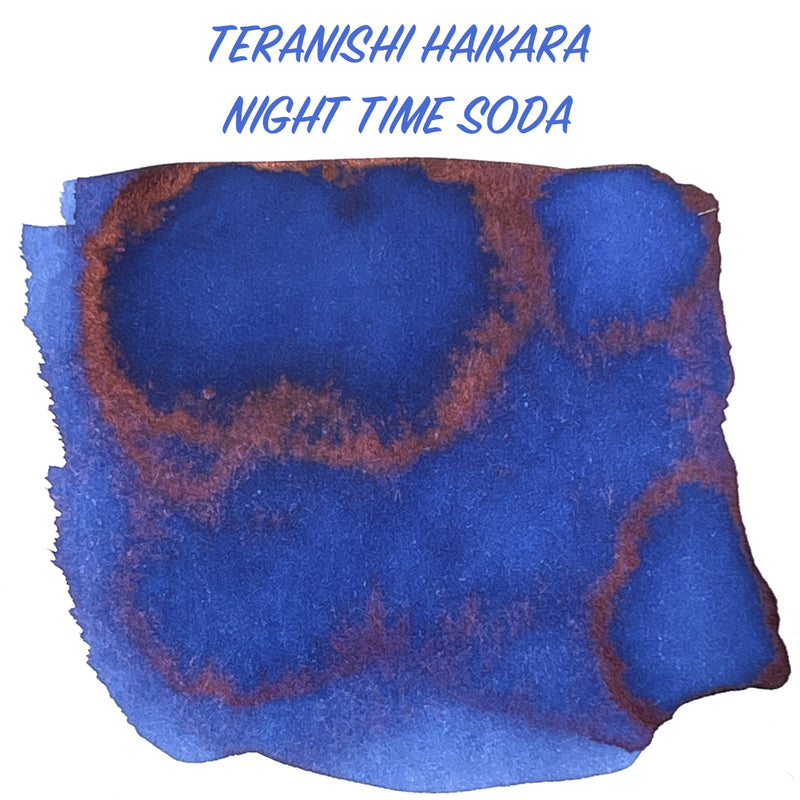 TERANISHI Haikara Fountain Pen Ink - 5mL SAMPLE - Night Time Soda