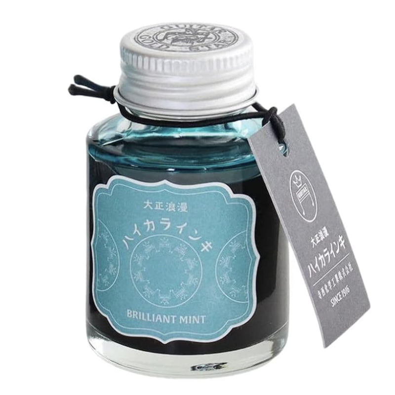 TERANISHI Haikara Fountain Pen Ink - 40mL - Brilliant Mint