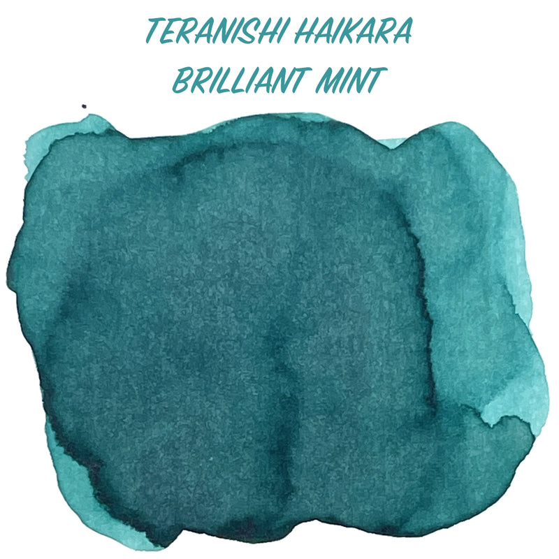 TERANISHI Haikara Fountain Pen Ink - 5mL SAMPLE - Brilliant Mint
