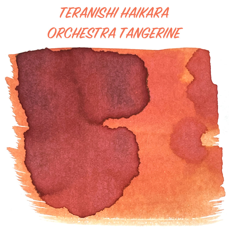 TERANISHI Haikara Fountain Pen Ink - 5mL SAMPLE - Orchestra Tangerine