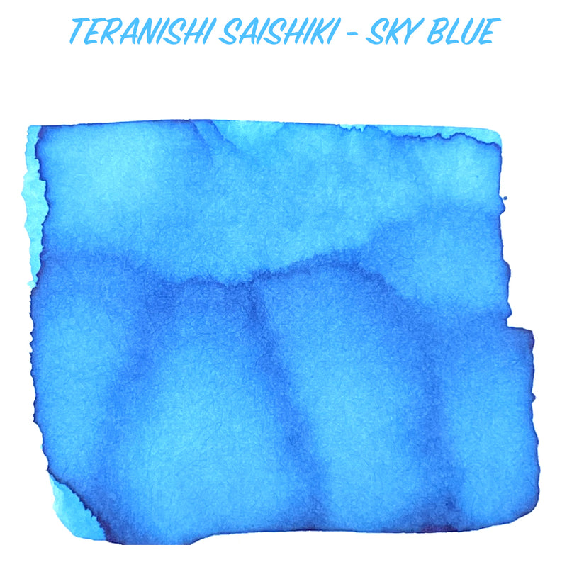 TERANISHI Saishiki Fountain Pen Ink - 12mL - Sky Blue