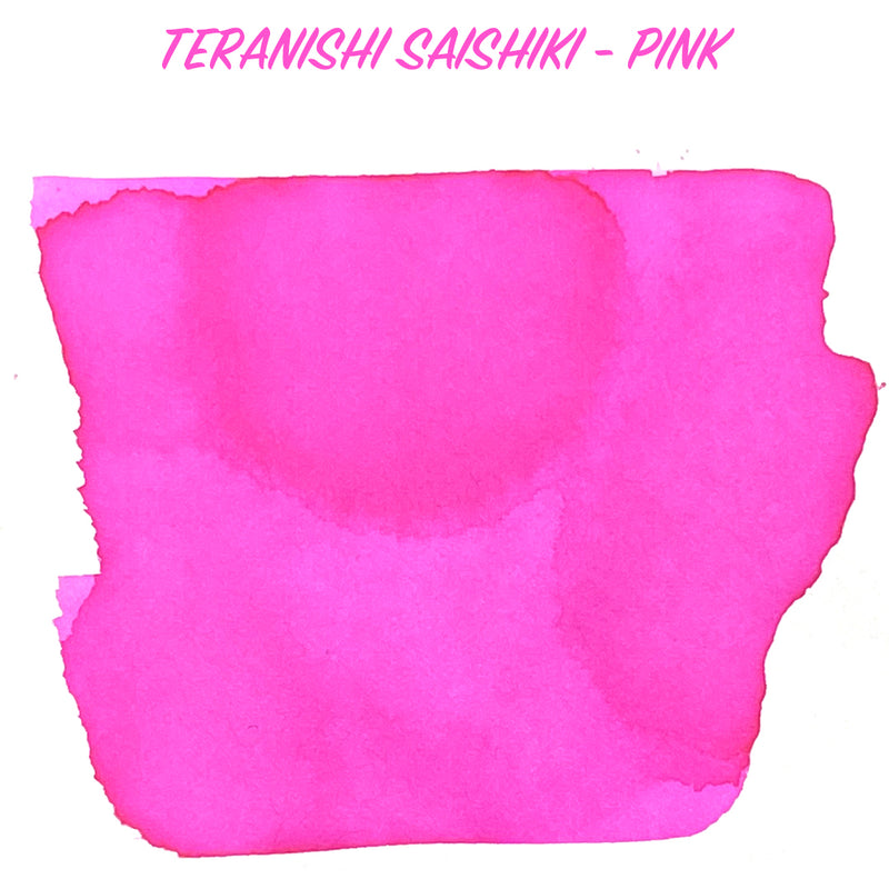 TERANISHI Saishiki Fountain Pen Ink - 12mL - Pink