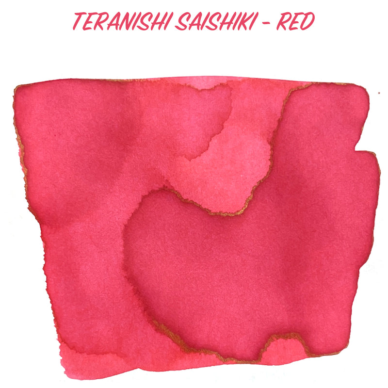 TERANISHI Saishiki Fountain Pen Ink - 12mL - Red