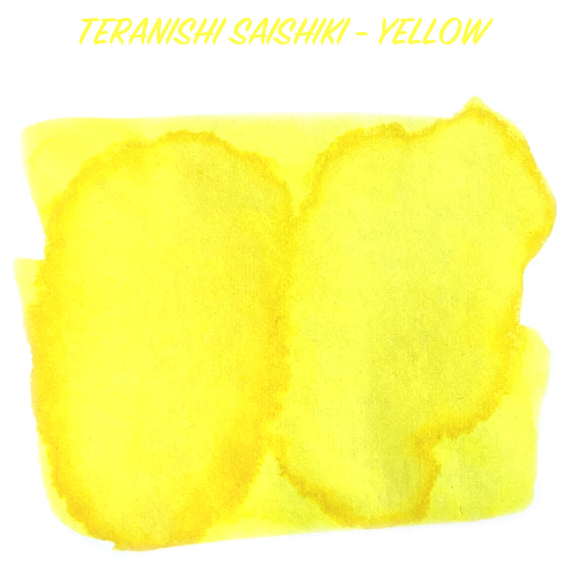 TERANISHI Saishiki Fountain Pen Ink - 12mL - Yellow