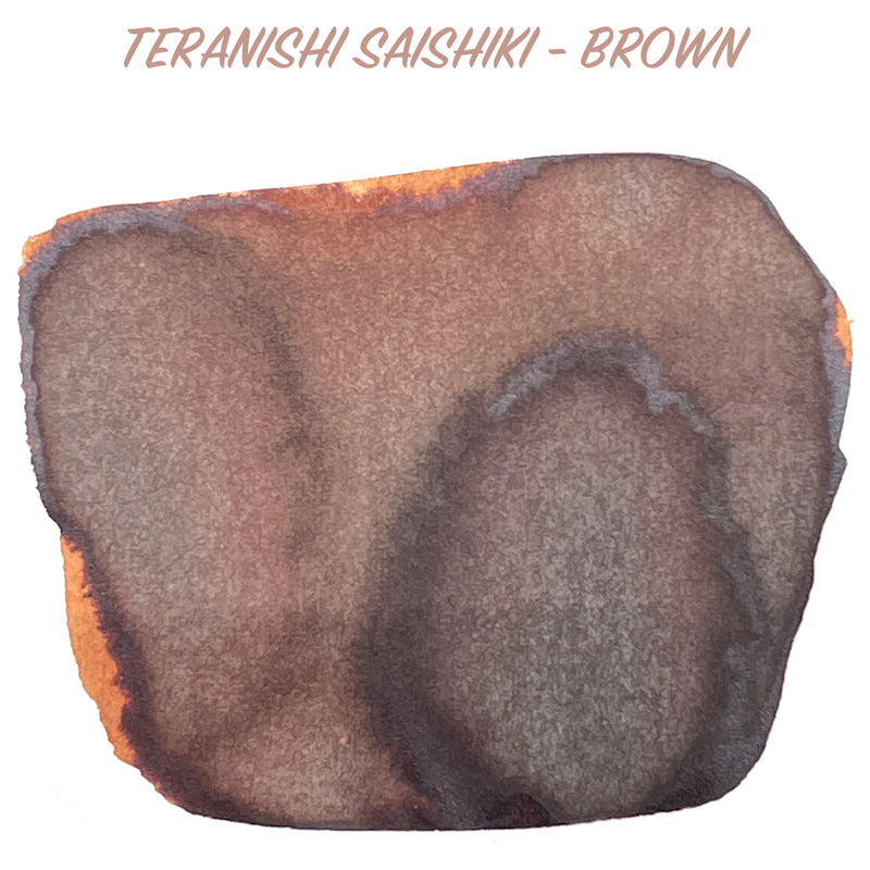 TERANISHI Saishiki Fountain Pen Ink - 12mL - Brown