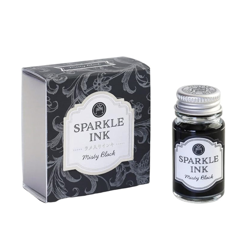 TERANISHI Sparkle Dip Pen Ink - 12mL - Misty Black