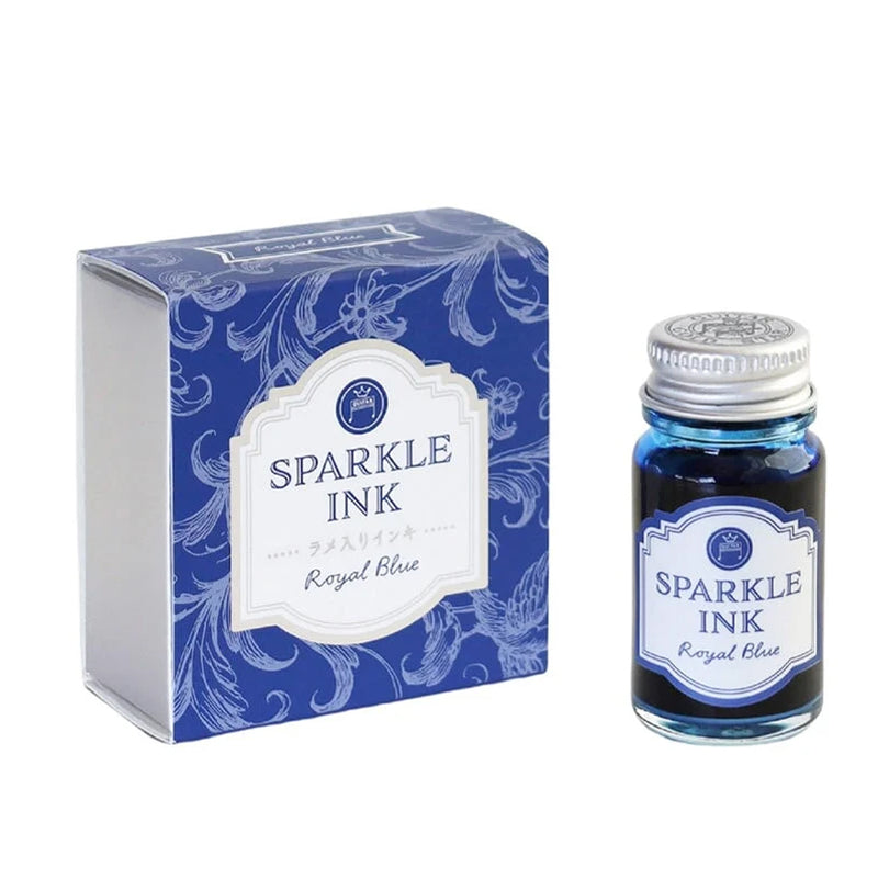 TERANISHI Sparkle Dip Pen Ink - 12mL - Royal Blue