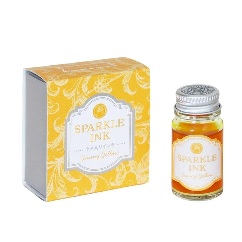 TERANISHI Sparkle Dip Pen Ink - 12mL - Sunny Yellow