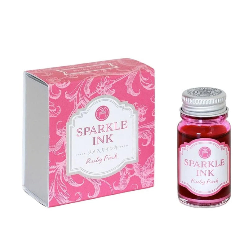 TERANISHI Sparkle Dip Pen Ink - 12mL - Ruby Pink