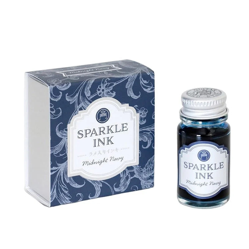 TERANISHI Sparkle Dip Pen Ink - 12mL - Midnight Navy