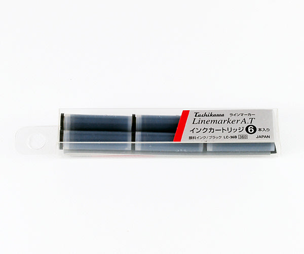 TACHIKAWA Linemarker Fountain Pen (LM-03BK) - Black Ink - 0.3mm