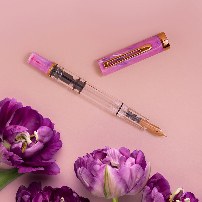 TWSBI Eco Fountain Pen - Fluorite Purple with Bronze Trim and Nib ***orders open Wed 27 May - register below***