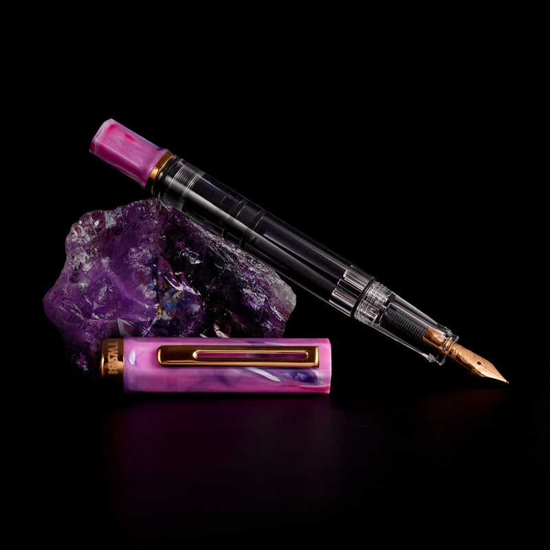 TWSBI Eco Fountain Pen - Fluorite Purple with Bronze Trim and Nib ***orders open Wed 27 May - register below***