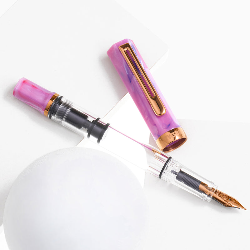 TWSBI Eco Fountain Pen - Fluorite Purple with Bronze Trim and Nib ***orders open Wed 27 May - register below***
